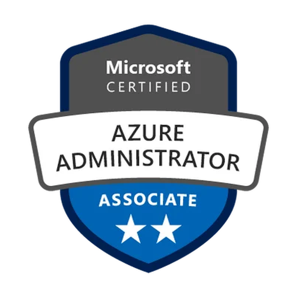 Badge Microsoft Certified: Azure Administrator Associate
