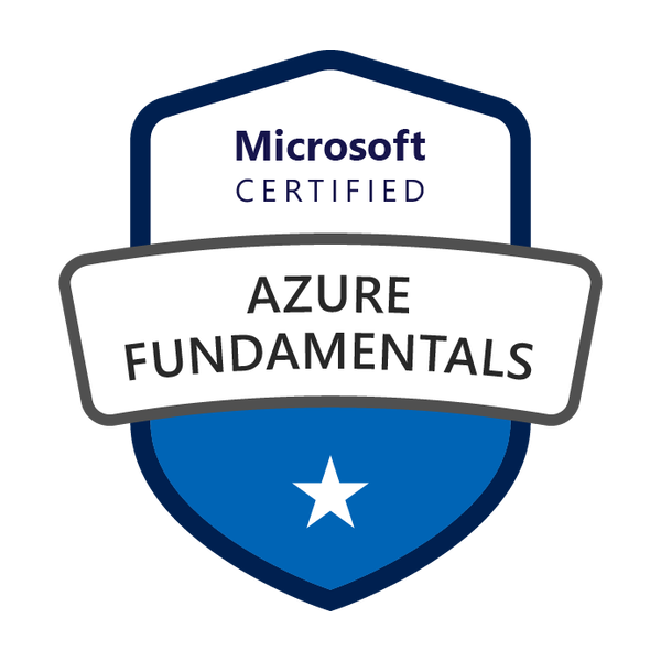 Badge Microsoft Certified: Azure Fundamentals