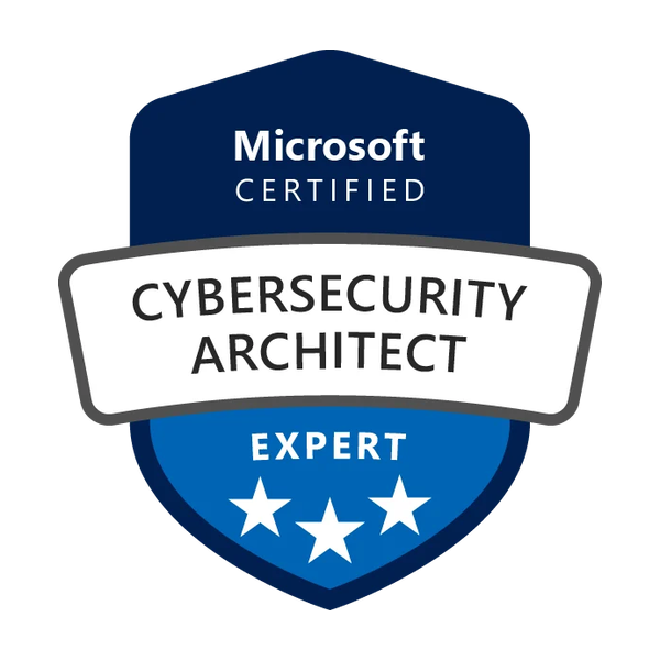 Badge Microsoft Certified: Cybersecurity Architect Expert