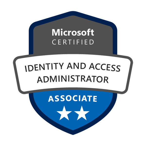 Badge Microsoft Certified: Identity and Access Administrator Associate