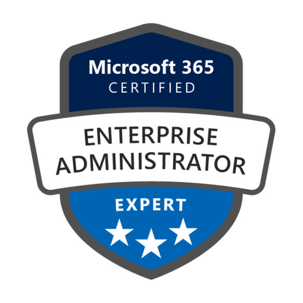 Badge Microsoft 365 Certified: Administrator Expert