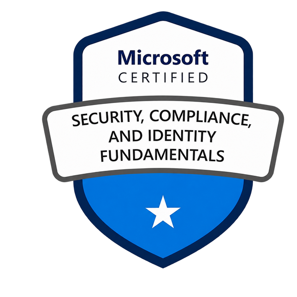 Badge Microsoft Certified: Security, Compliance, and Identity Fundamentals