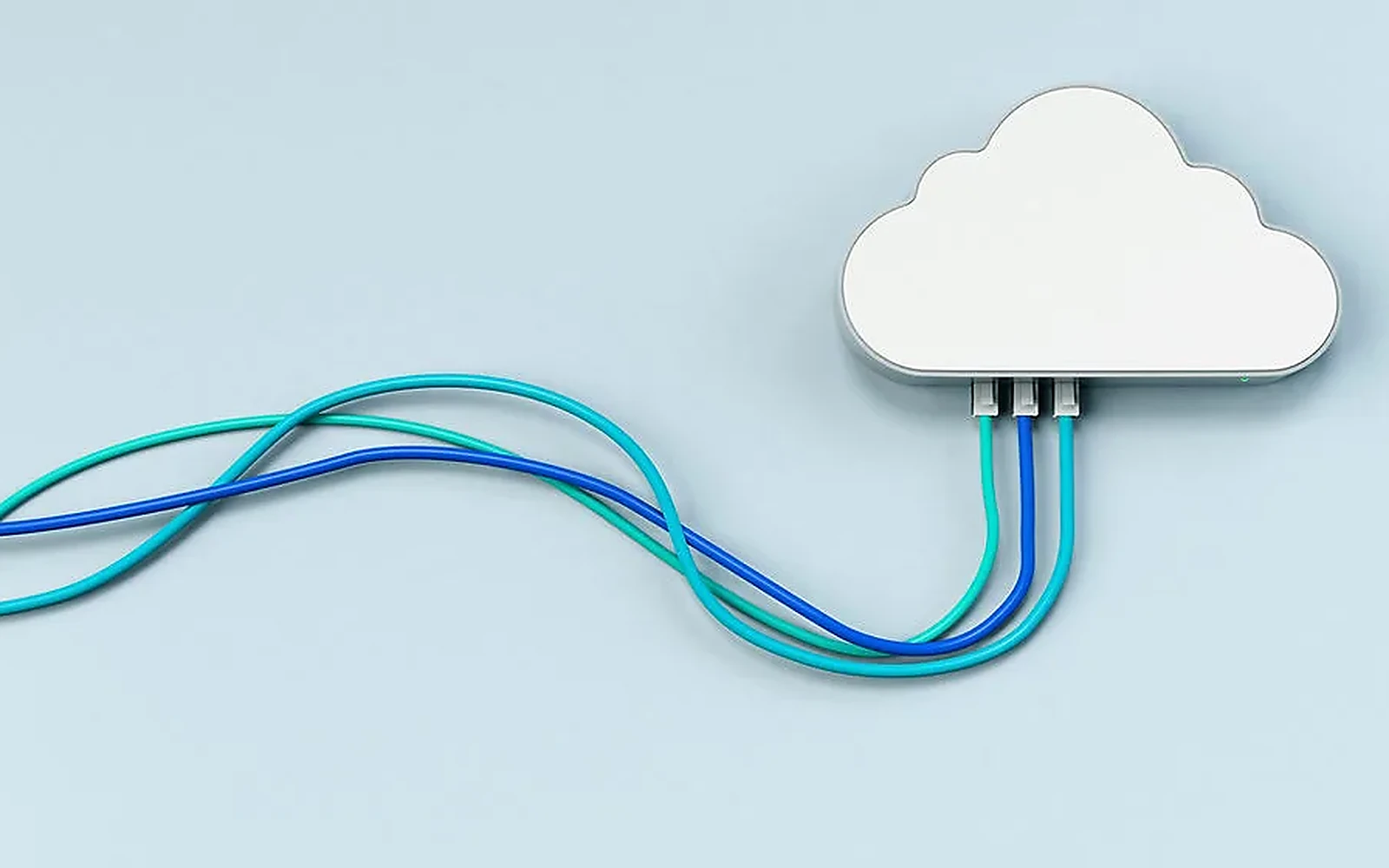 Representação de conectividade e infraestrutura em nuvem